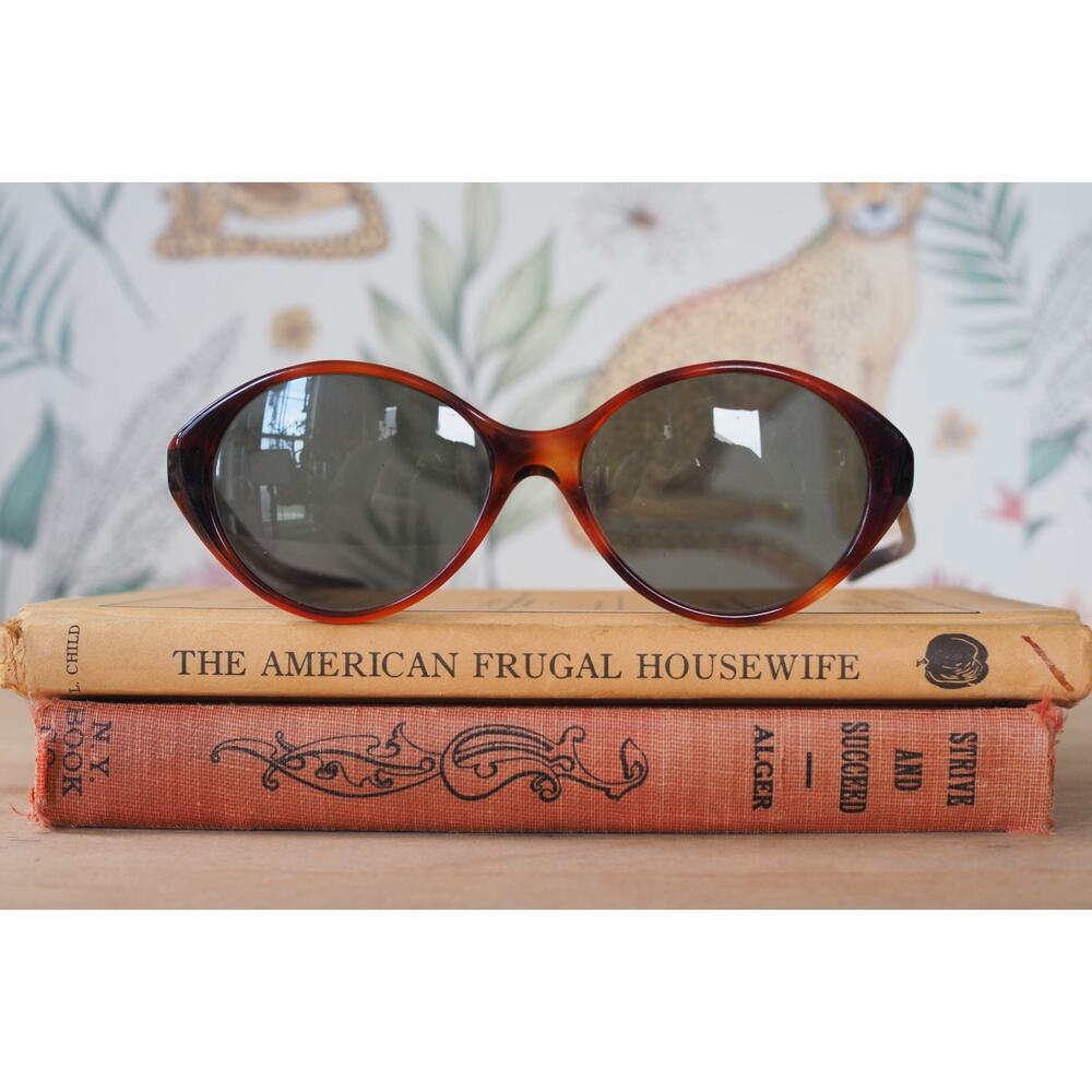 Vintage 1960s Mod Sunglasses Made in USA Multicolor Retro Midcentury NOS